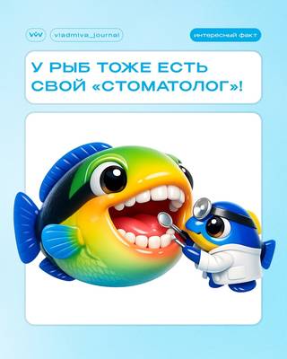 Рыба-стоматолог: санитар подводного мира.